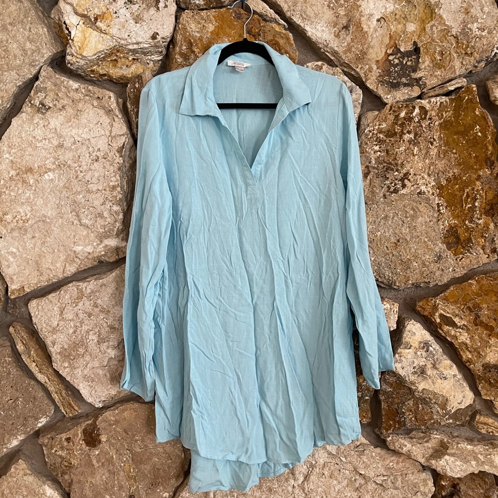 Light Blue Women's Swim Coverup